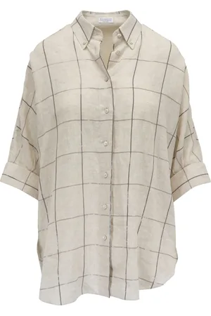 Brunello Cucinelli Grid-pattern shirt