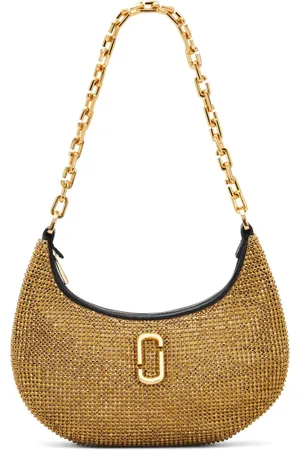 Marc Jacobs Small The Rhinestone Curve shoulder bag