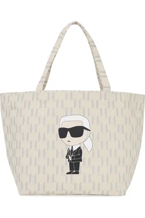 Karl Lagerfeld Ikon monogram-print tote bag