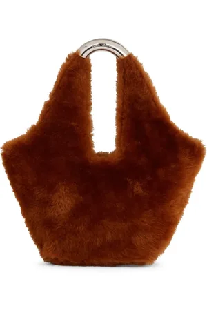 Paco rabanne Faux-fur leather shoulder bag
