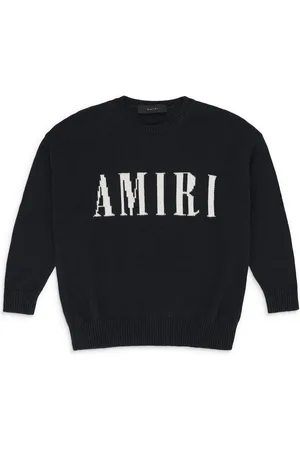 AMIRI Logo-intarsia sweater