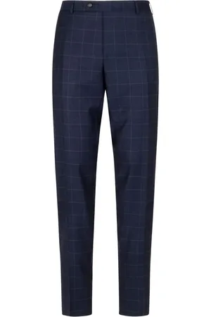 CANALI Checked tailored trousers