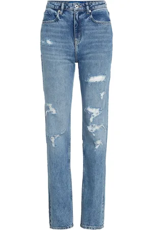 Karl Lagerfeld High-rise straight-leg jeans
