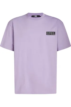Karl Lagerfeld Ikon appliqu??-detail T-shirt