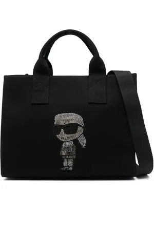 Karl Lagerfeld Ikon 2.0 rhinestone tote bag