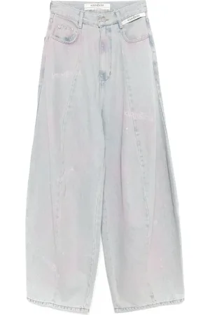KIMHEKIM Spray dyed balloon jeans