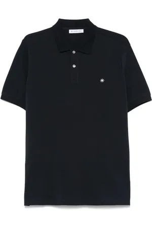 Manuel Ritz Logo-embroidered polo shirt