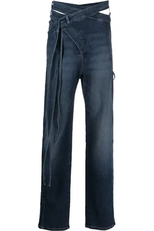 OTTOLINGER Wrap-style cut-out straight-leg jeans