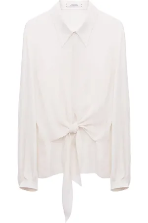 Dorothee Schumacher Tie-detail sheer blouse