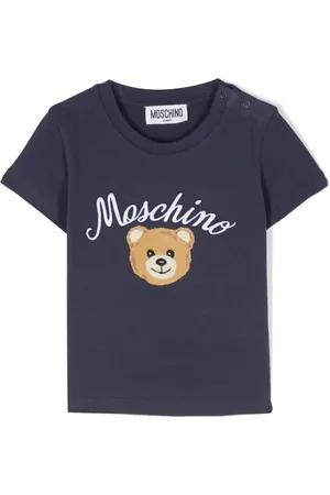 Moschino Logo-embroidered cotton T-shirt