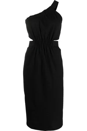 Karl Lagerfeld Cut-out one-shoulder jersey dress