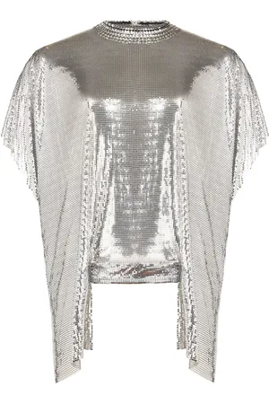 Paco rabanne Chainmail draped top