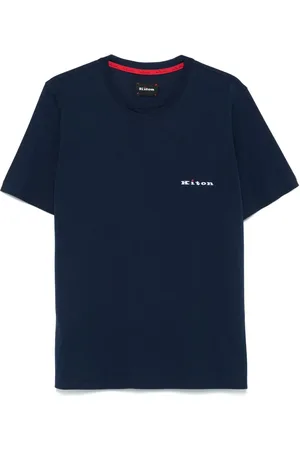 Kiton Logo-embroidered T-shirt