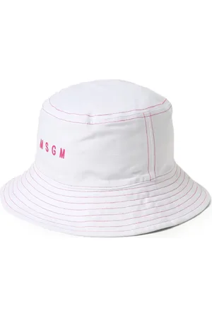 Msgm Raised logo-detail bucket hat
