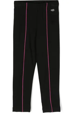Chiara Ferragni Logo-plaque contrasting-trim leggings