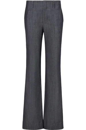 Proenza Schouler M??lange-effect wide-leg trousers