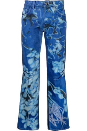 Paula Canovas Del Vas Graphic-print denim jeans