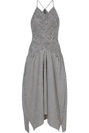 Proenza Schouler Gingham-patterned sleeveless midi dress