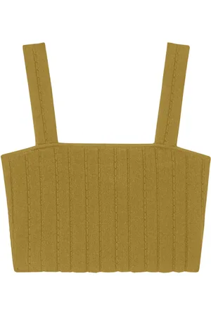 Proenza Schouler Ribbed cropped bralette