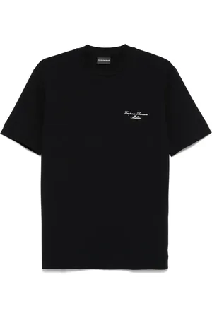 Emporio Armani Logo-embroidered T-shirt
