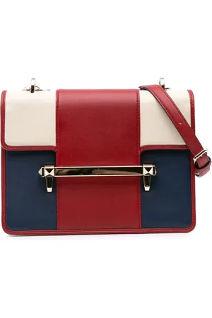 VALENTINO GARAVANI 2018-2024 Medium Tricolor Leather Uptown crossbody bag