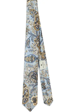 Etro Floral print silk tie