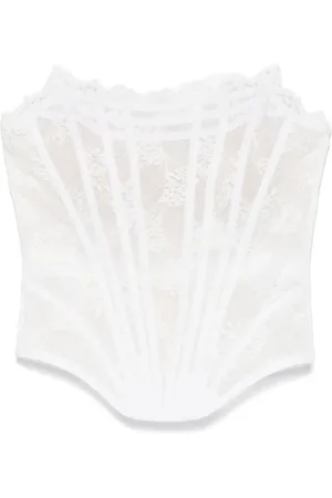 GIUSEPPE DI MORABITO Lace corset top