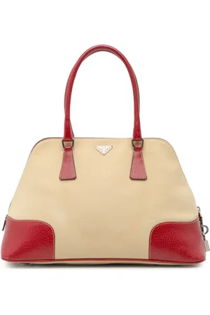Prada 2000-2013 Cinghiale Trimmed Canapa handbag