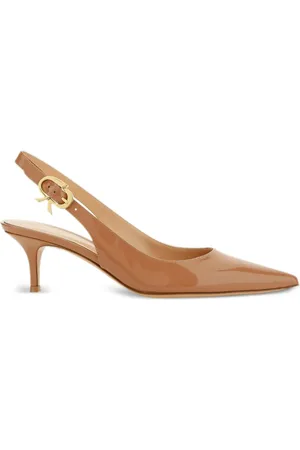 Gianvito Rossi Vernice slingback pumps