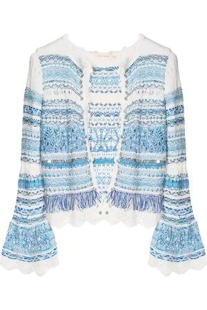 CECILIA PRADO Striped open-front cardigan