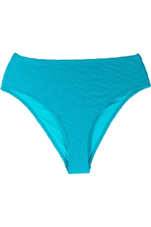 VERSACE Greca high-waisted bikini bottoms