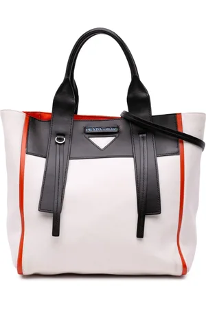 Prada 2013-2024 Canvas Ouverture satchel
