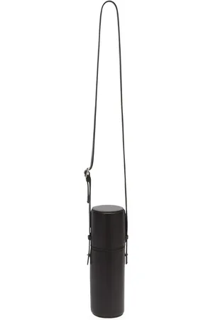 Jil Sander Stainless-steel thermos and leather case