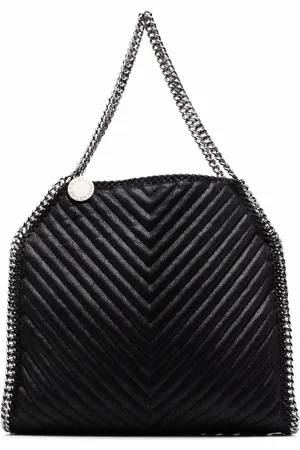 Stella McCartney Small Falabella chevron tote bag