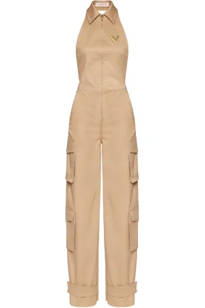 VALENTINO GARAVANI Stretch-cotton cargo jumpsuit
