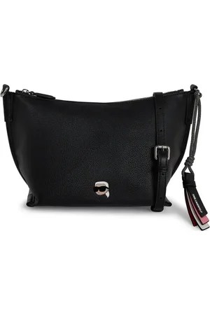 Karl Lagerfeld Ikon Pin textured leather crossbody bag