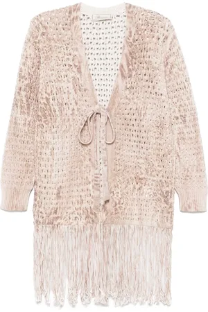 BLUMARINE Open-knit cardigan