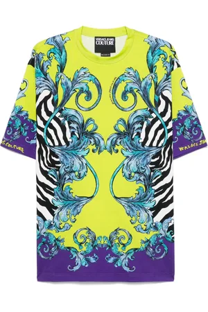 VERSACE Zebra Barocco-print T-shirt