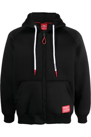 Sprayground Logo-print zip-up hoodie