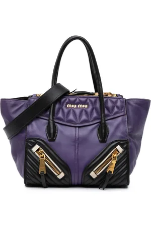 Miu Miu 2010-2024 Small Nappa Biker satchel