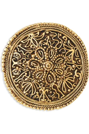CHANEL 1980s floral filigree brooch