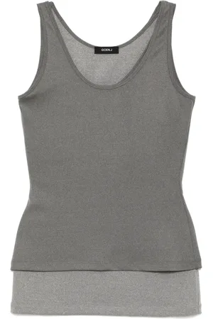 GOEN.J Dual-layer sleeveless top
