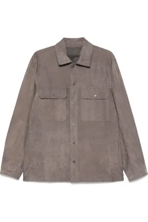 SALVATORE SANTORO Suede shirt
