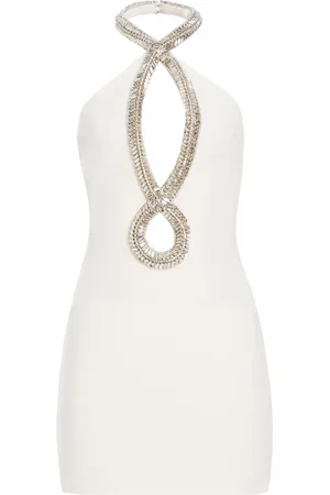 Retrofete Wynn crystal embellishments mini dress