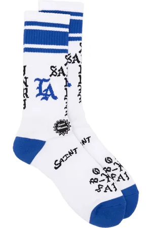 SAINT MXXXXXX Graphic-print socks