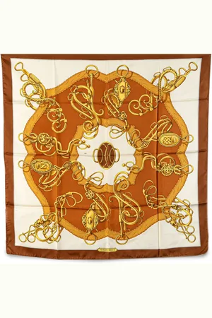 Hermès 2000-2020 Lift Profile Silk Scarf scarves
