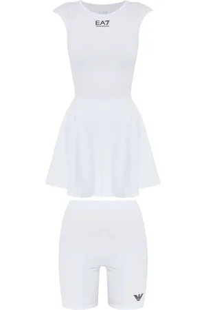 EA7 Logo-print dress