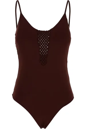 FISICO Braid-detailing swimsuit