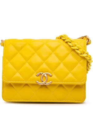 CHANEL 2021 Quilted Lambskin Candy Chain Clutch with Chain crossbody bag