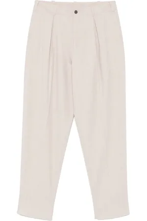 Emporio Armani M??lange-effect trousers
